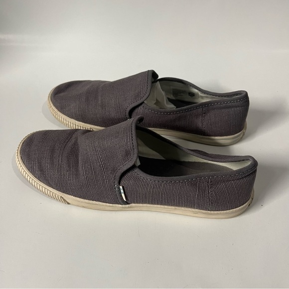 Toms gray canvas slip on sneakers - Picture 6 of 7